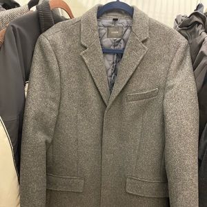 Mens jcrew long pea coat. Great for winter size 40R